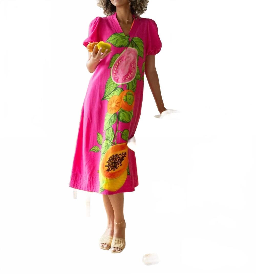 NEW EMILY MCCARTHY hampton dress in papaya vine